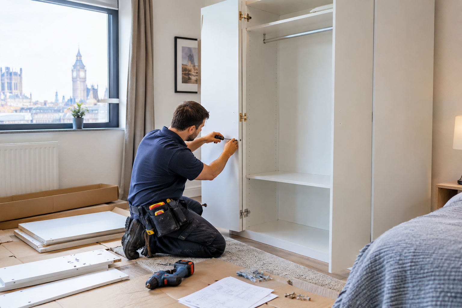 wardrobe assembly London guide